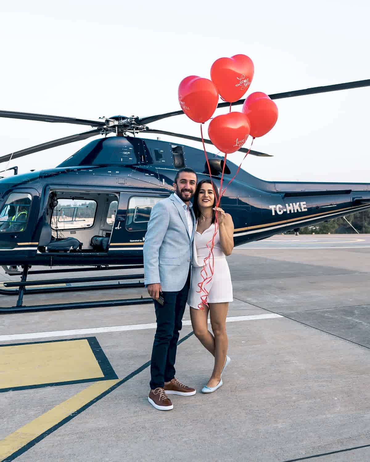 helikopterde dogum gunu 2