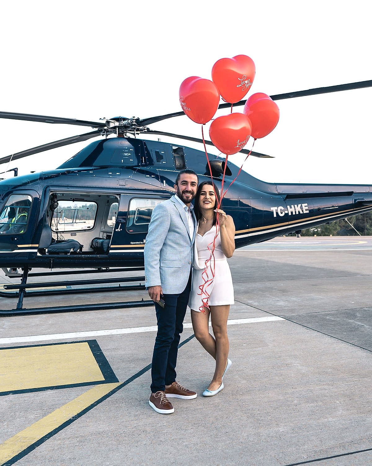 helikopterde evlilik teklifi galeri 3
