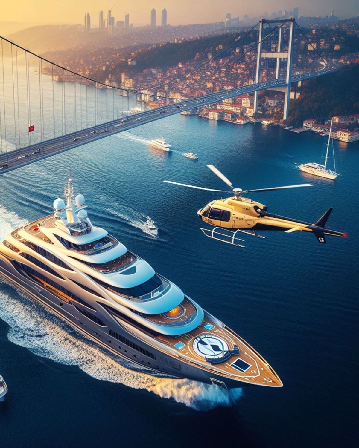 restoran ve helikopterde vip evlilik teklifi 6