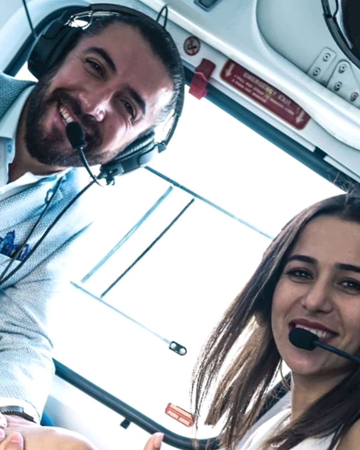 restoran ve helikopterde vip evlilik yil donumu 9